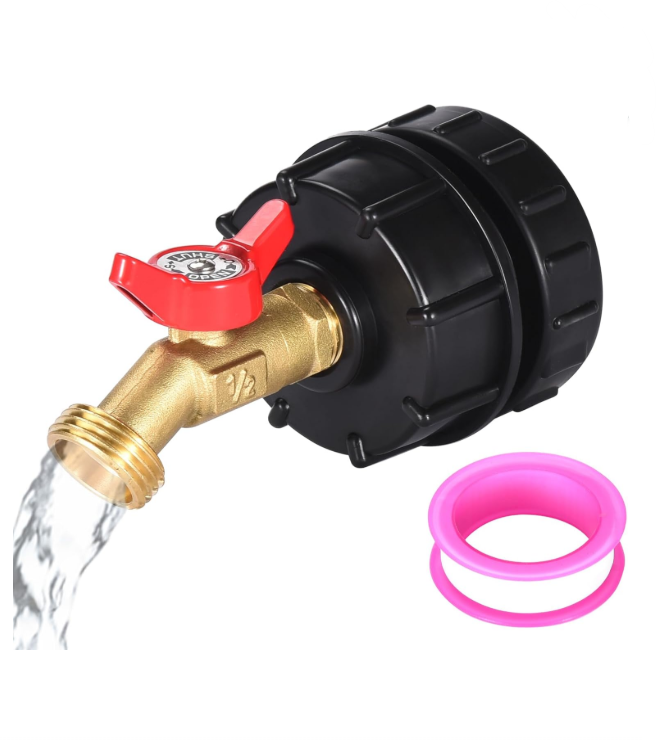 IBC hose adapter example