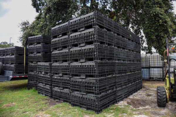 Collapsible Bulk Container – 48" x 45" x 42", Reconditioned